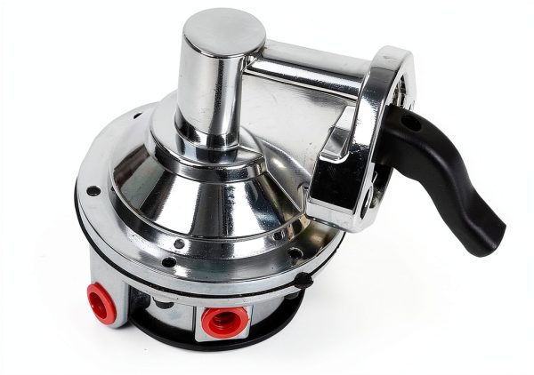 Wangtney Fuel Pump Chrome Aluminum Mechanical-4