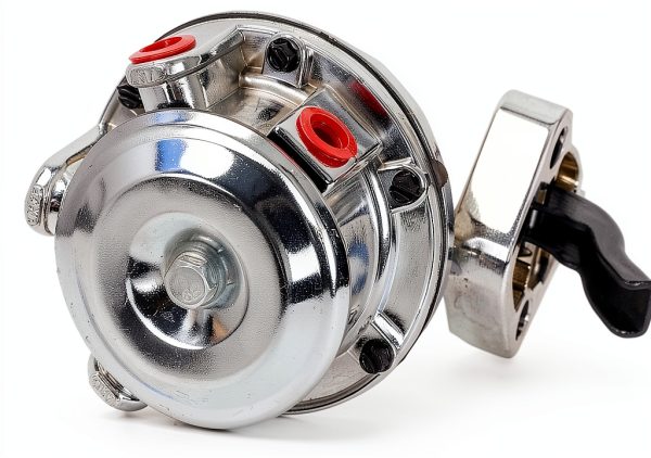 Wangtney Fuel Pump Chrome Aluminum Mechanical-5