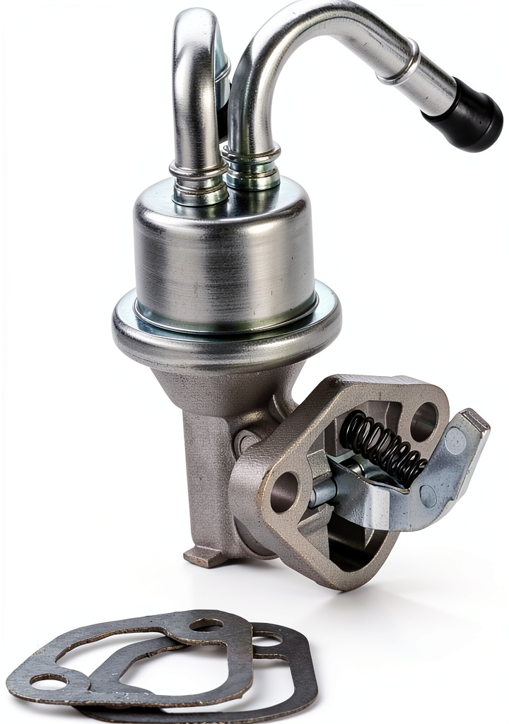 Installing EZROAD Vehicle Fuel Pump Replacement Part Plastic on a Bobcat skid‑steer loader in a garage