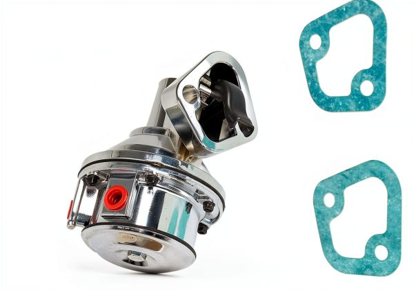 Wangtney Fuel Pump Chrome Aluminum Mechanical-2