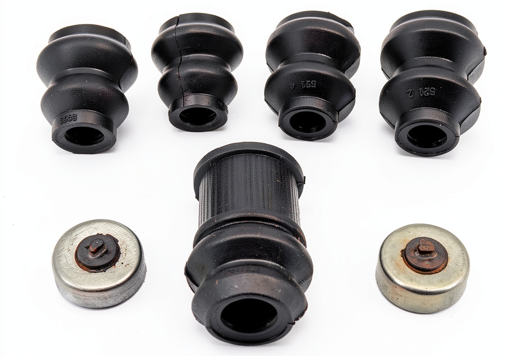 Installing Dorman rear brake caliper bushing on a vehicle brake assembly