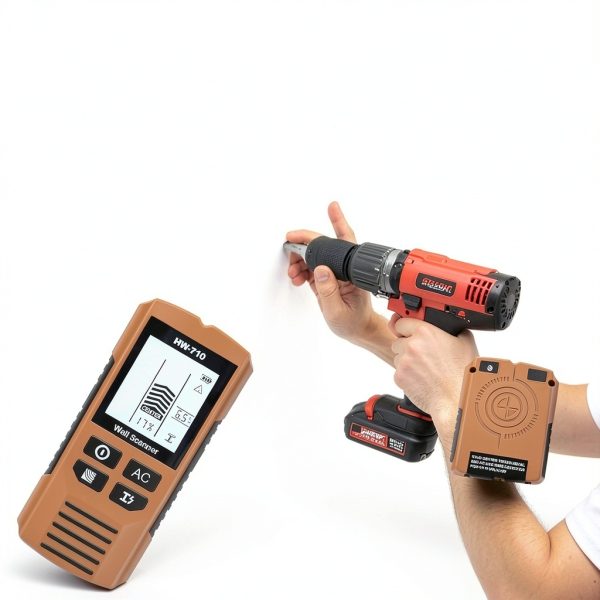 Stud Finder Deller 5-in-1 Wall Scanner with LCD, Metal & AC Detection-1