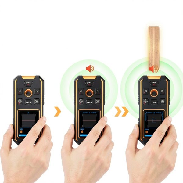 Stud Finder SHGMEET 5 in 1 Laser Distance Meter Level-2