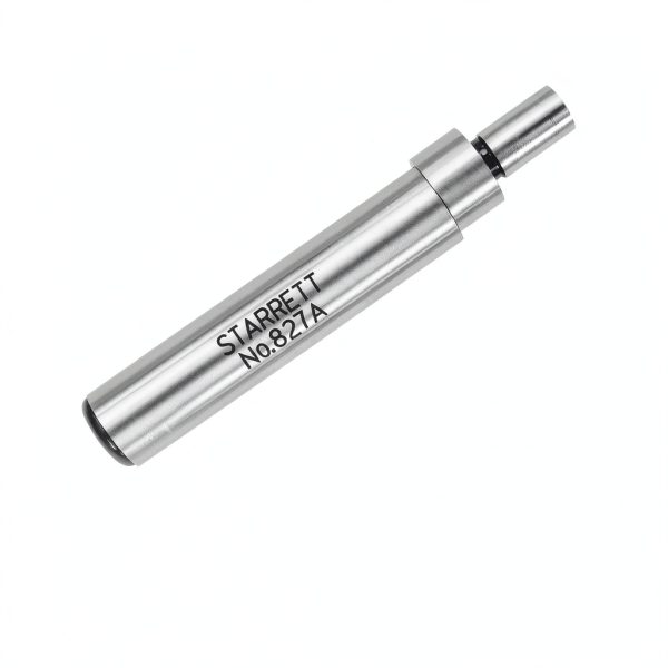 Starrett Edge Finder - Ideal for Flat, Straight Edges, Centers and Scribed Lines - .200" Contact Diameter, .375" Body Diameter, Single End with Protective Case - 827A-2