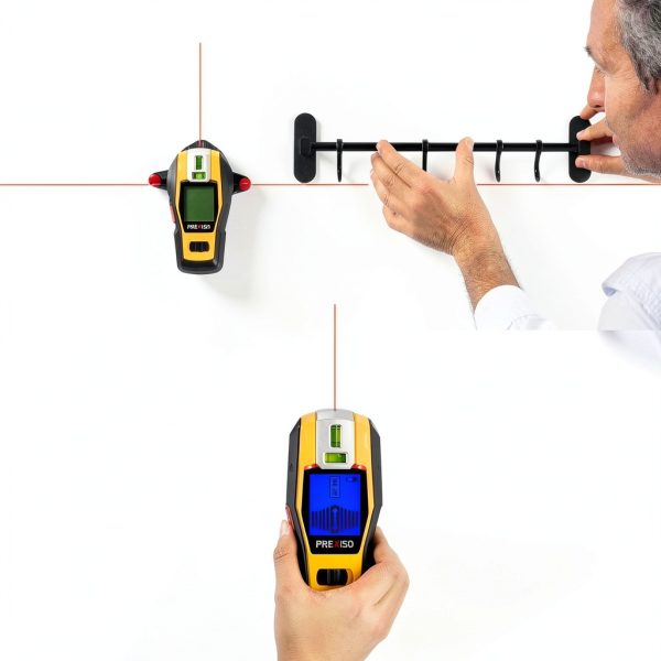 Stud Finder PREXISO 2-in-1 Laser Level with Rechargeable Battery-1