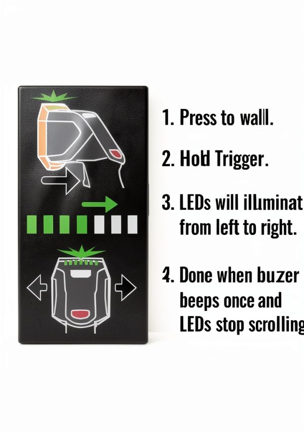 Electronic Stud Finder Klein Tools ESF150LL with Cross Line Lasers-5