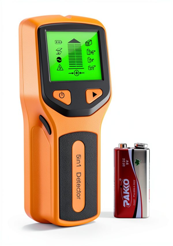 Stud Finder YITONSELEC YD25092601 Orange 5-in-1 Wall Scanner HD LCD-0