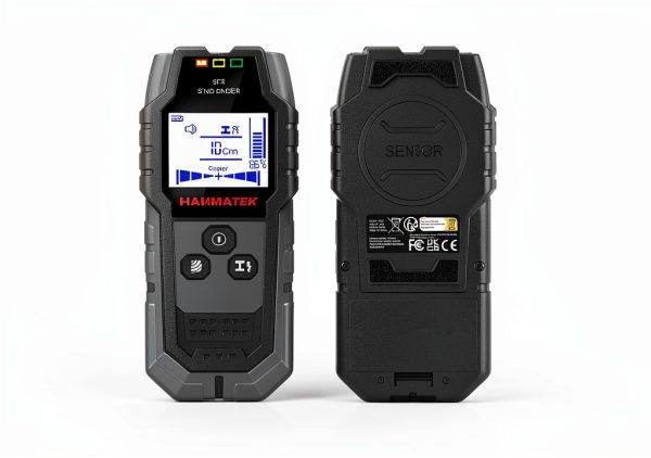 HANMATEK Stud Finder Wall Scanner Detector with Pro Smart Sensor,Audio Alarm and HD LCD Display,5 in 1 Upgrade Wood Exact Mode Stud Finder Tool for The Center Edge of Metal,Studs,AC Wire,Pipe-1