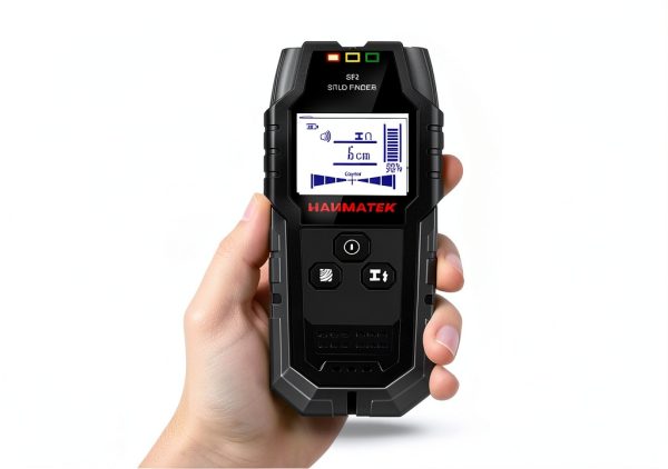 HANMATEK Stud Finder Wall Scanner Detector with Pro Smart Sensor,Audio Alarm and HD LCD Display,5 in 1 Upgrade Wood Exact Mode Stud Finder Tool for The Center Edge of Metal,Studs,AC Wire,Pipe-6